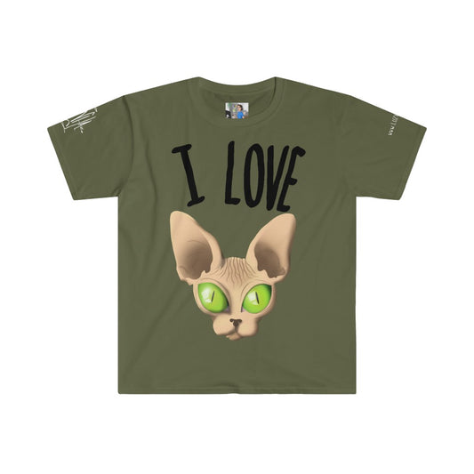 I love Sphynx - Unisex T-Shirt